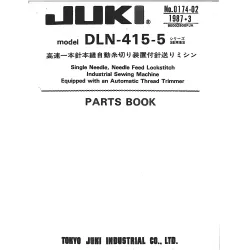 Manual tehnic pentru masina de cusut industriala Juki DLN-415-5