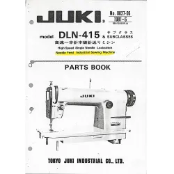 Manual tehnic pentru masina de cusut industriala Juki DLN-415