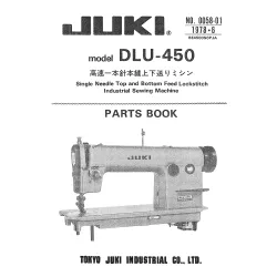 Manual tehnic pentru masina de cusut industriala Juki DLU-450