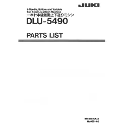 Manual tehnic pentru masina industriala de cusut Juki DLU-5490
