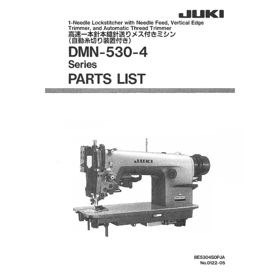 Manual tehnic pentru masina industriala de cusut Juki DMN-530-4