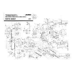 Manual tehnic pentru masina industriala de cusut Juki DNU-241H-4