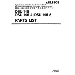 Manual tehnic pentru masina industriala de cusut Juki DSU-145