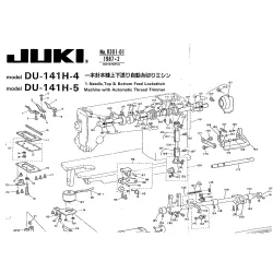 Manual tehnic pentru masina industriala de cusut Juki DU-141H-4