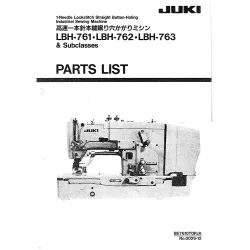 Manual tehnic pentru masina industriala de cusut butoniere Juki LBH-762