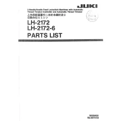 Manual tehnic pentru masina de cusut industriala Juki LH-2172