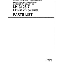 Manual tehnic pentru masina de cusut industriala Juki LH-3128
