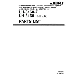 Manual tehnic pentru masina de cusut industriala Juki LH-3168
