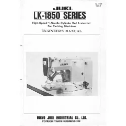 Manual instructiuni reglaje tehnice pentru masina industriala de cusut cheita Juki LK-1850