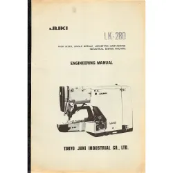 Manual instructiuni reglaje tehnice pentru masina industriala de cusut cheita Juki LK-280