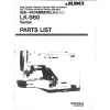 Manual tehnic pentru masina industriala de cusut cheita Juki LK-980