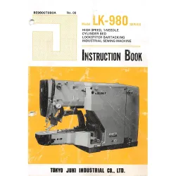 Manual instructiuni utilizare pentru masina industriala de cusut cheita Juki LK-980