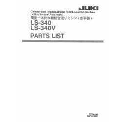 Manual tehnic pentru masina de cusut industriala Juki LS-340