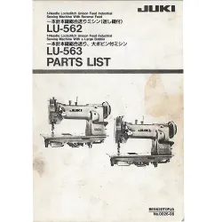 Manual tehnic pentru masina de cusut industriala Juki LU-562