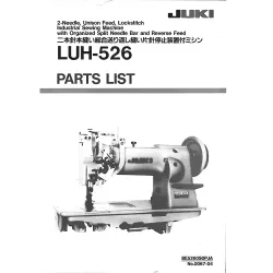 Manual tehnic pentru masina de cusut industriala Juki LUH-526