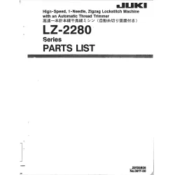 Manual tehnic pentru masina de cusut industriala Juki LZ-2280