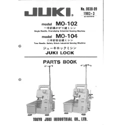 Manual tehnic pentru masina industriala de surfilat Juki MO-102