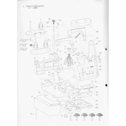 Manual tehnic pentru masina industriala de surfilat Juki MO-103