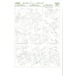 Manual tehnic pentru masina industriala de surfilat Juki MO-2304-0D4