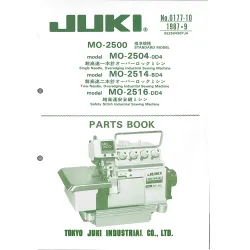 Manual tehnic pentru masina industriala de surfilat Juki MO-2504-0D4
