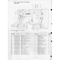 Manual tehnic pentru masina de cusut industriala Juki MOL-103P