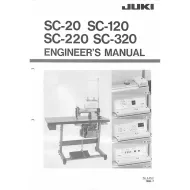 Manual instructiuni reglaje tehnice pentru masina de cusut industriala Juki SC-20