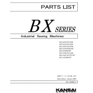 Manual tehnic pentru masina industriala de cusut acoperire Kansai Special BX1025PS