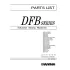 Manual tehnic pentru masina industriala de cusut acoperire Kansai Special DFB Series