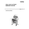 Manual instructiuni utilizare pentru masina de brodat cu programare electronica Brother BAS-411