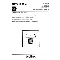 Manual tehnic pentru masina de brodat cu 1 cap Brother BES-1230AC