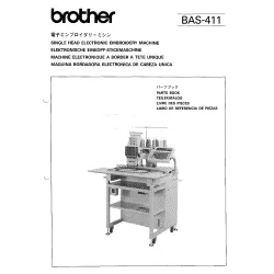 Manual tehnic pentru masina industriala de brodat cu programare electronica Brother BAS-411