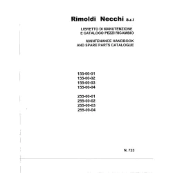 Manual tehnic pentru masina industriala de surfilat Rimoldi 155-00-01