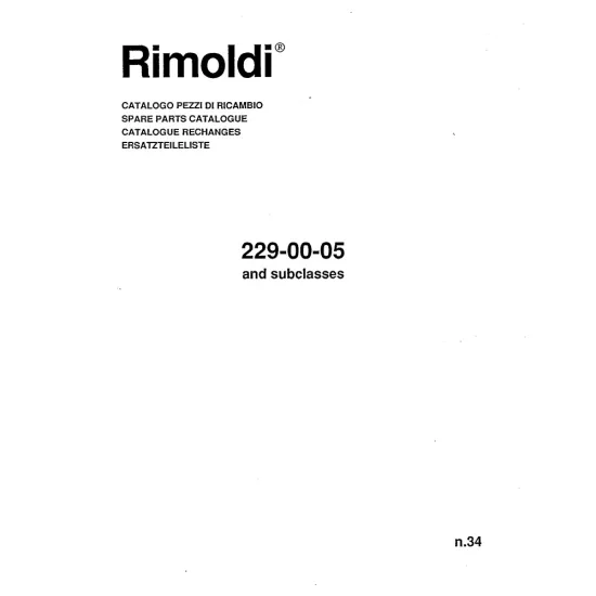 Manual instructiuni utilizare pentru masina industriala de surfilat Rimoldi 229-00-05