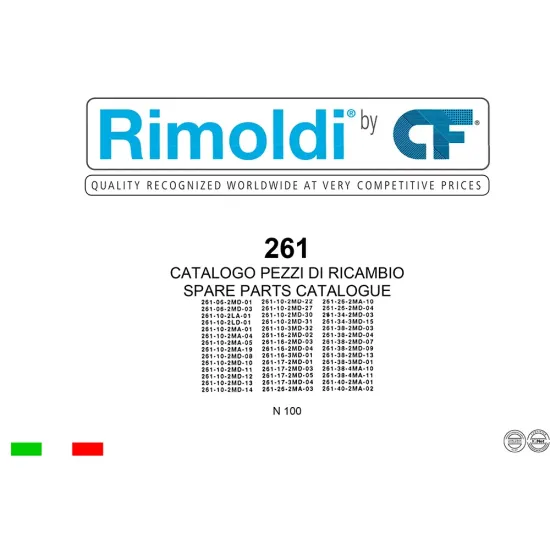 Manual tehnic pentru masina industriala de surfilat Rimoldi 261