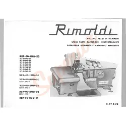 Manual tehnic pentru masina industriala de surfilat Rimoldi 324-49-1MD