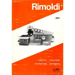 Manual instructiuni utilizare pentru masina industriala de surfilat Rimoldi 327