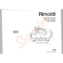 Manual tehnic pentru masina industriala de surfilat Rimoldi 329-00-2CS-03