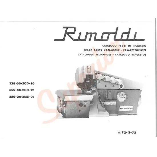 Manual tehnic pentru masina industriala de surfilat Rimoldi 329-00-3MU-01