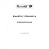 Manual tehnic pentru masina de cusut industriala Rimoldi 421