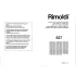Manual tehnic pentru masina industriala de surfilat Rimoldi 627-1CD