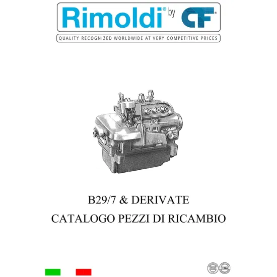 Manual tehnic pentru masina industriala de surfilat Rimoldi B29-7