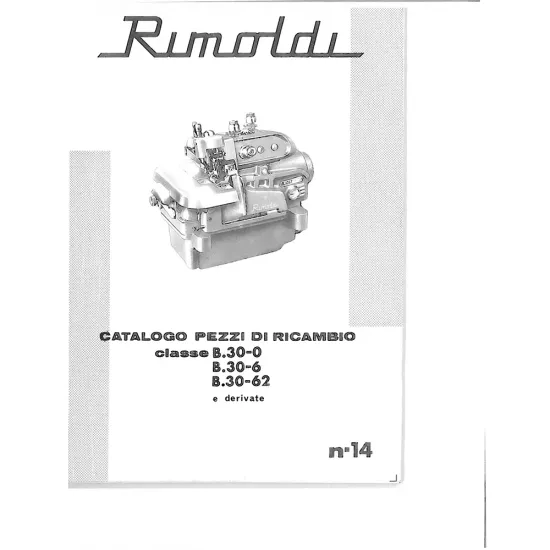 Manual tehnic pentru masina industriala de surfilat Rimoldi B30-0