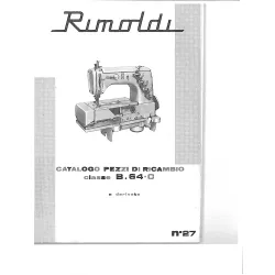 Manual tehnic pentru masina industriala de cusut tip acoperire Rimoldi B64-0