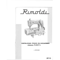 Manual tehnic pentru masina industriala de cusut tip acoperire Rimoldi B64-1L