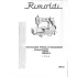 Manual tehnic pentru masina industriala de cusut tip acoperire Rimoldi B64-7