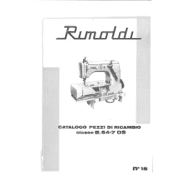 Manual tehnic pentru masina industriala de cusut tip acoperire Rimoldi B64-7DS