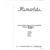 Manual tehnic pentru masina industriala de cusut tip acoperire Rimoldi B65-01