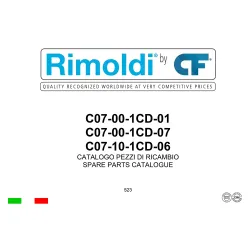 Manual tehnic pentru masina industriala de surfilat Rimoldi C07-00-1CD-01
