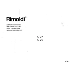 Manual instructiuni utilizare pentru masina industriala de surfilat Rimoldi C27