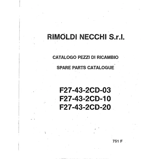 Manual tehnic pentru masina industriala de surfilat Rimoldi F27-43-2CD-20